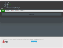 Tablet Screenshot of jdfarchitecture.com